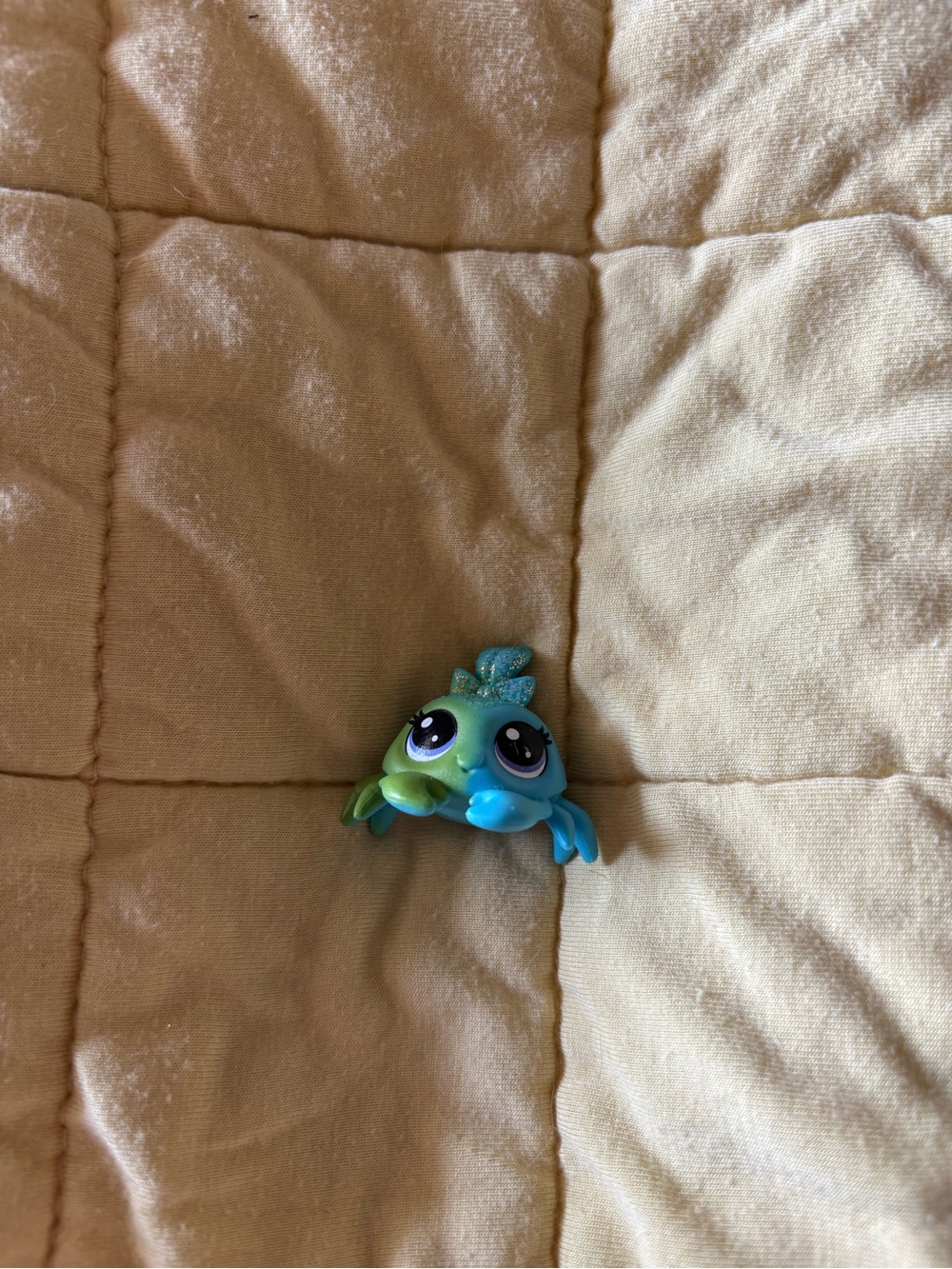 Littlest Pet Shop Blue-Green Sparkle Sea Critter Figure
